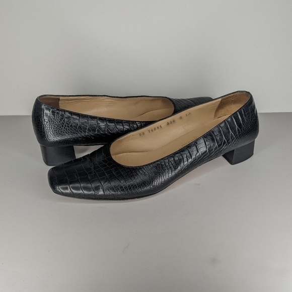 Salvatore Ferragamo Croc Heels - Picture 1 of 15